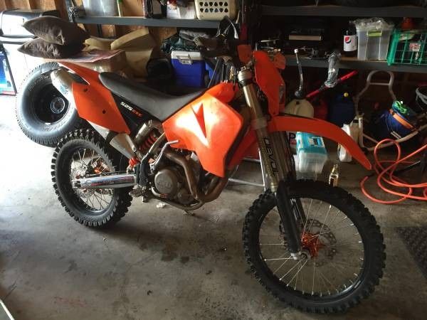 2004 KTM 525 EXC, custom build out