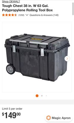 Dewalt Rolling Tool Chest Storage