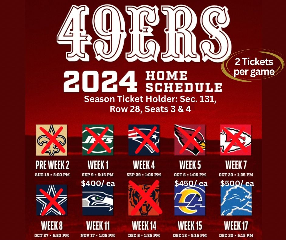 49ers 2024-25 Tickets