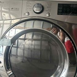 LG Smart Dryer 7.5L Stainless Steel Font Loader