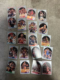 1990 NBA hoops Cards.