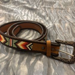 Leather Belt Size L