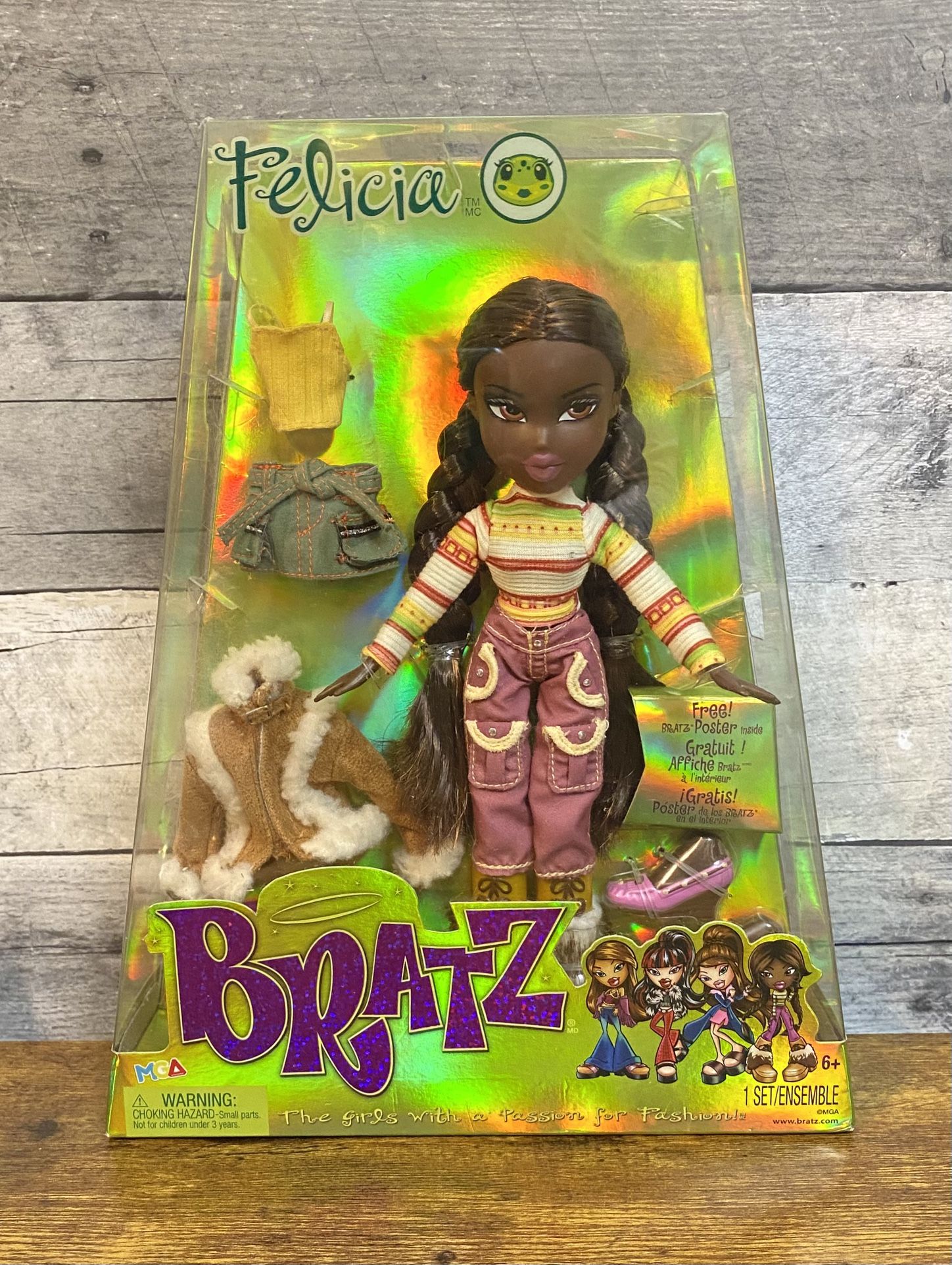 2023 MGA Bratz Felicia Fashion Doll Series 3 ~ 2 Outfits & Poster Original New