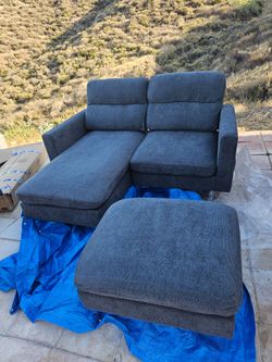 Will Take Best Offers Not Free Brand New lounge Sofa with foot Ottoman very comfortabl