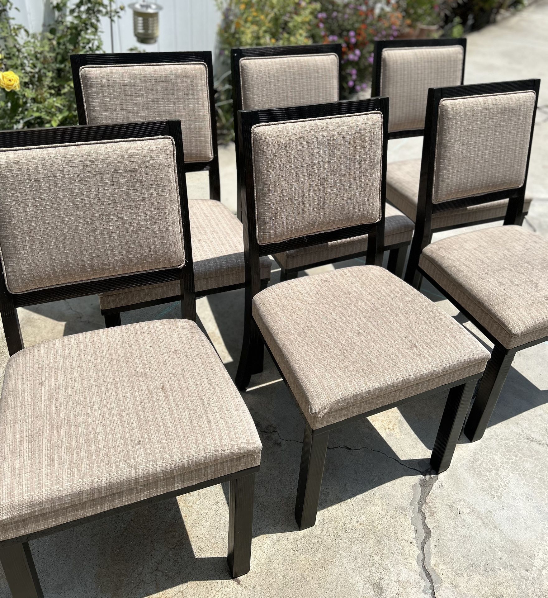 Wooden Chairs For Sale (set Of 6)
