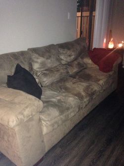 Reduced Couch and oversized Chair
