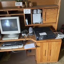 oak desk