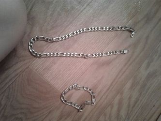 Men's necklace and braclet