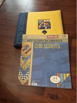 Cub Scout Scrapbook and paperpack