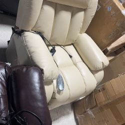 🟢 Large Reclining Lift Chair with Heating and Massage 