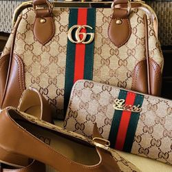 Bag With Wallet With Shoes 