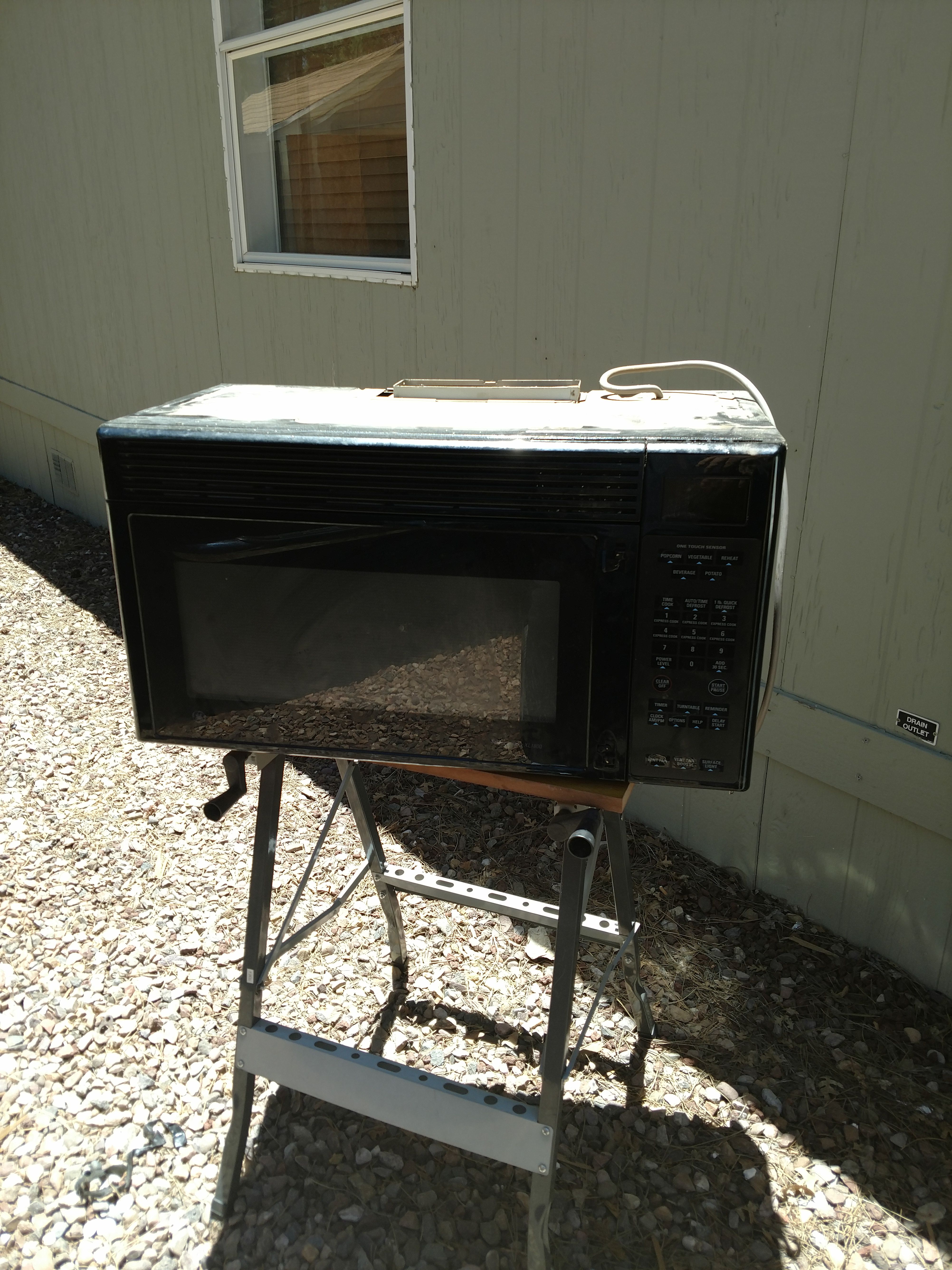 Over the range microwave oven
