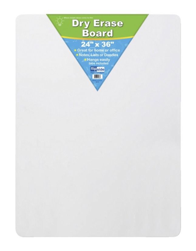 Flipside Dry Erase Board, 24” x 36”