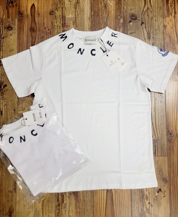 Moncler White T shirt All Sizes