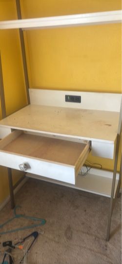 White vanity