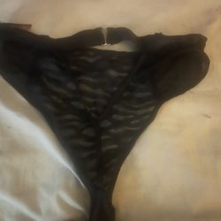 Sexy Little Black Thong Panties