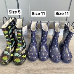 Toddler Boy/Big Boy Rain Boots