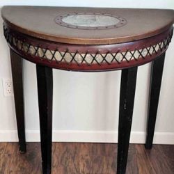 Rare Half Moon Table 