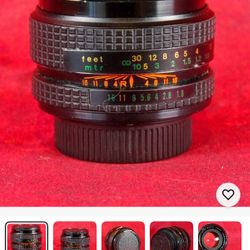 Petri CC Auto 55mm Lens