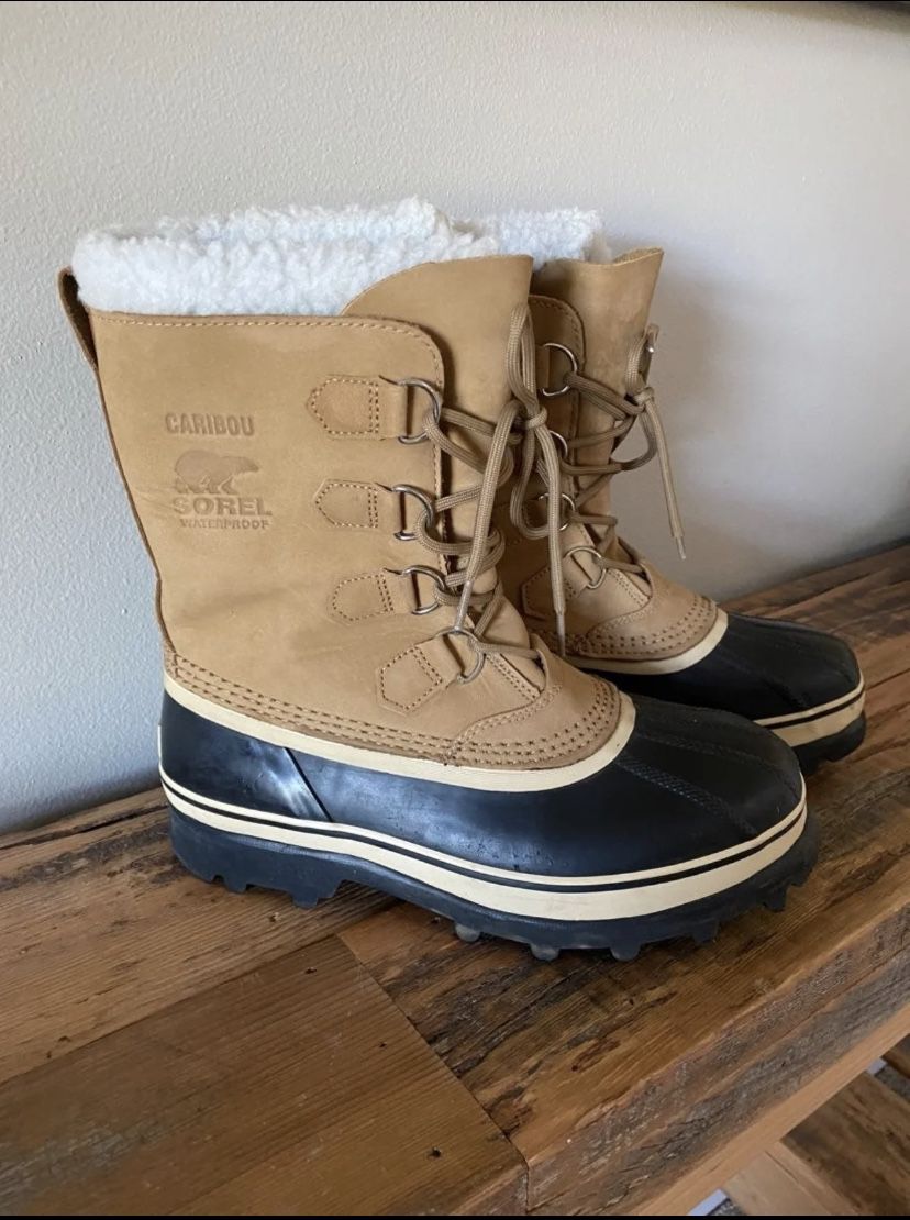Sorel Caribou Waterproof Boots, Size 10