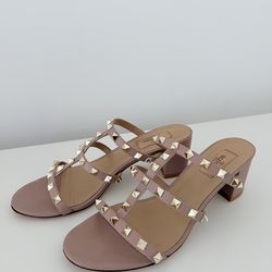 Valentino Stud Block Heel size 40