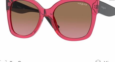 Womens violet pillow shaped Vogue sunglasses