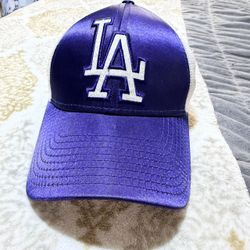 New Era LA Dodgers Women’s Blue White Trucker Hat 9FORTY