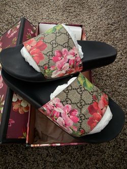 Gucci Floral Slides