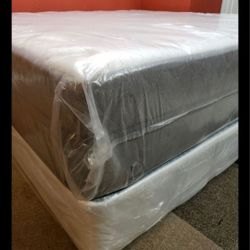 queen size new thick pillow top bed can deliver 