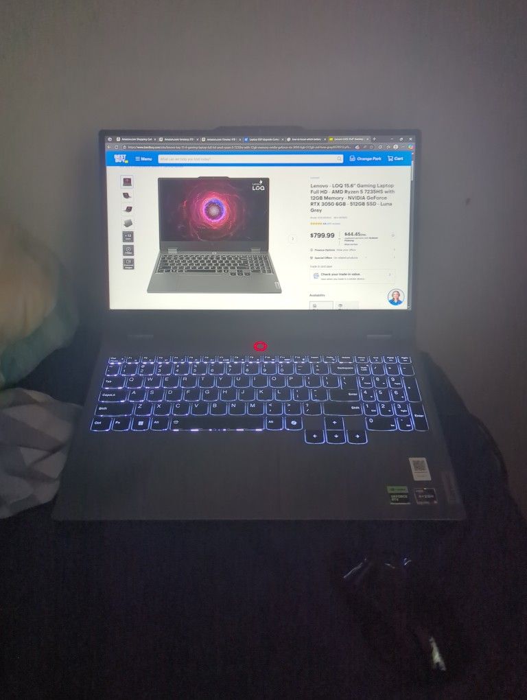Gaming Laptop Rtx 3050 6gb 28gb Memory With A Amd ryzen 5 7235HS
