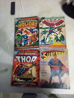 Vintage Marvel & DC Treasury Comics Lot of 4