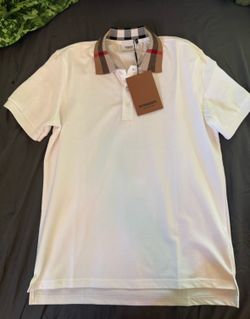 Burberry polo white