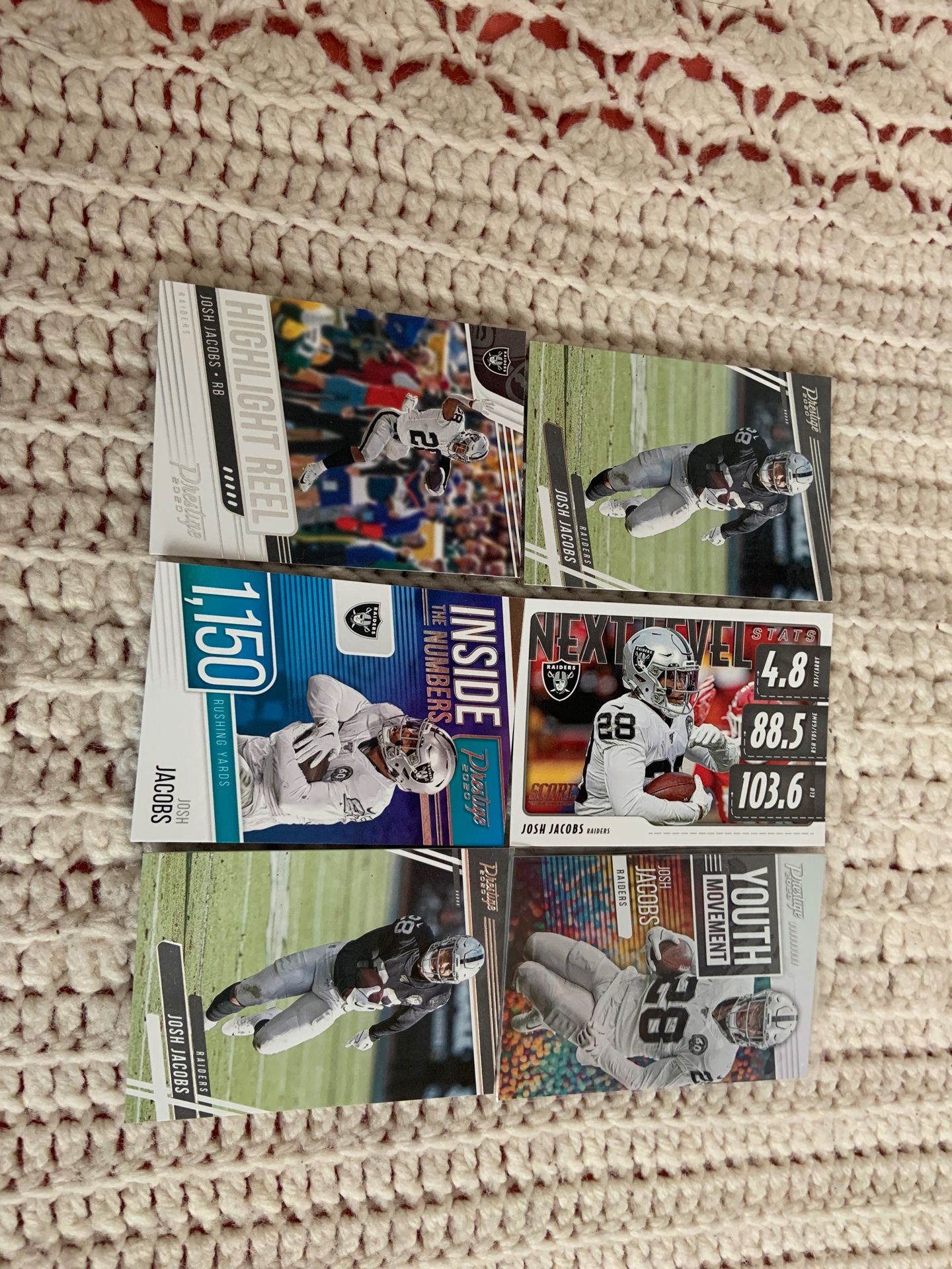 Josh Jacobs football cards