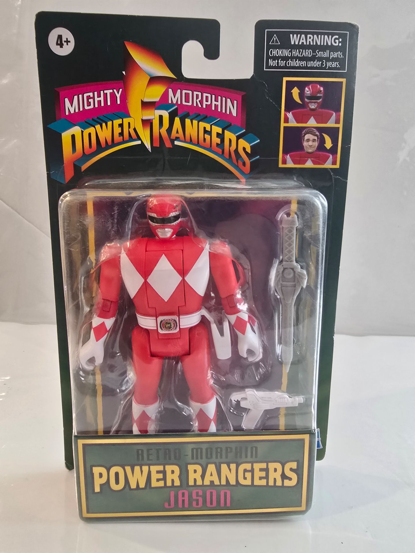 Mighty Morphin Power Rangers Retro Red Ranger Jason Action Figure