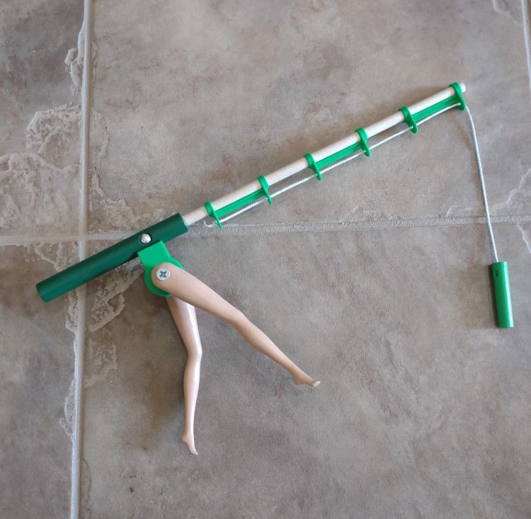 Sid Hero of Toy Story? Barbie Leg Fishing Pole 4 for Sale in Gilbert