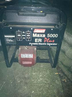Coleman Maxa 5000 ER plus portable electric generator