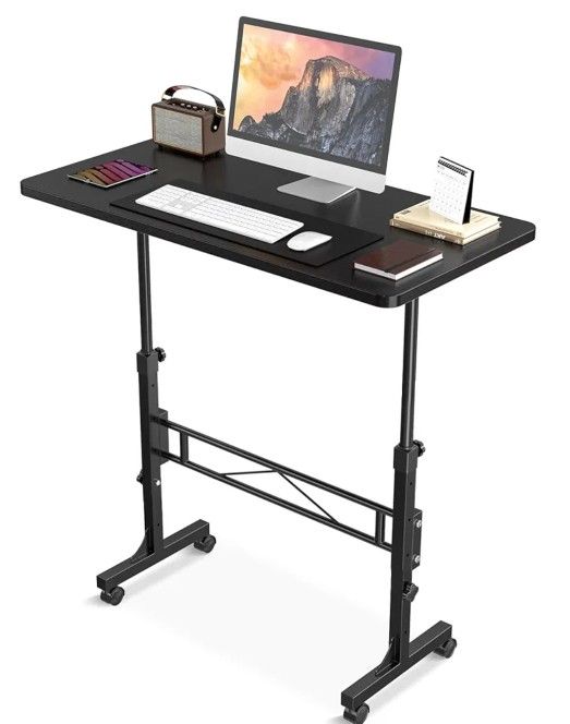 [NWT] 32 Inch Adjustable Portable Rolling Small Portable Computer/ Laptop Desk