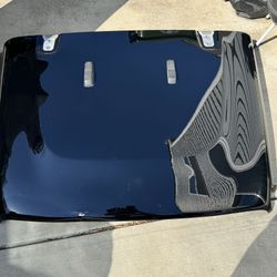 BLACK 2018-2024 JEEP WRANGLER JL HOOD OBO