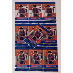 (10) 2021-22 NBA Hoops Basketball 5-Card Gravity Packs 10-Pack Lot Yellow Parallel