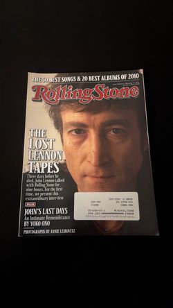 Rolling Stone Magazine John Lennon Issue 2010