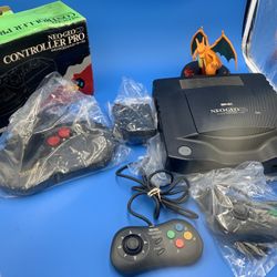 Neo Geo Cd System And Controller Pro 