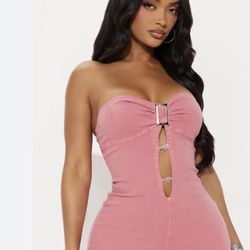 Fashion Nova Heart romper 💓