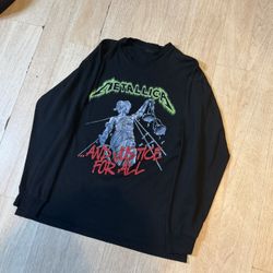 Amazing Cool Vintage Metallica Black Longsleeve Shirt 