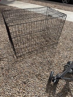 Large dog crate $5
