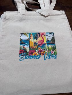 Summer vibes tote