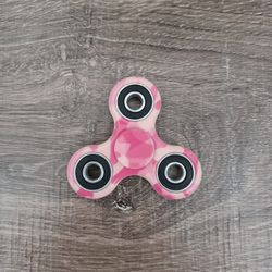 Pink and White Fidget Spinner 