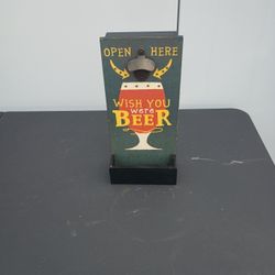 Old Beer Bottle Opener Display 
