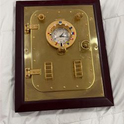 Nautical Key Holder Wall Clock