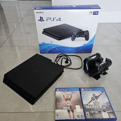 PS4 Slim 1TB With Dobe Cooling System 