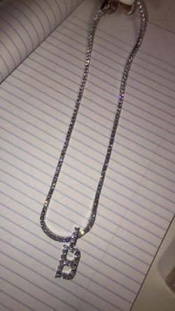 Diamond Letter pendants